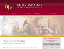 Tablet Screenshot of millerandlents.com